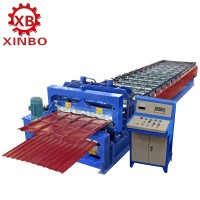 double layers metal sheets roofing machine, tile making machine Corrugated and Trapezoid Roofing Tile roll forming