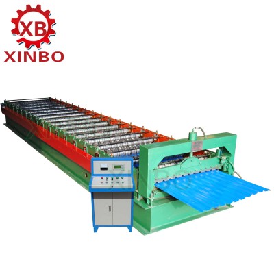 metal roofing galvanized aluminum corrugated steel sheet making machine colored steel wall roof panel roll forming machine