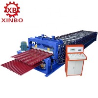 Color steel double layer roof panel roll forming machine