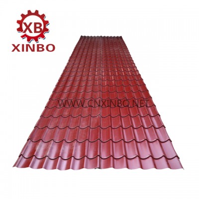 Metal glazed steel profile manufacturing galvanized roofing sheet tile roll forming galvanized corrugated steel sheets machine