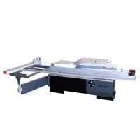 panel saw sliding table saw machine cutting ABS board, organic glass and solid wood